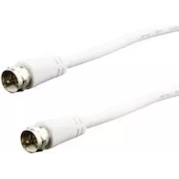 Coaxial cable e p FA 15 LOSE 1.5 m, F-to-F connectors, white