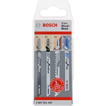 Bosch 2 607 011 437 jigsaw/scroll saw/reciprocating saw blade Jigsaw blade 15 pc(s)