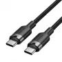 USB-C to USB-C data and charging cable Vention TRDBH, 2 m, USB 2.0, 60 W PD, 3 A, 480 Mbit/s, black