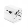 Travel power adapter GEMBIRD TPA-EU1A1C20-01-W 20W, USB-A 18W + USB-C 20W, Schuko socket, input 100–250V