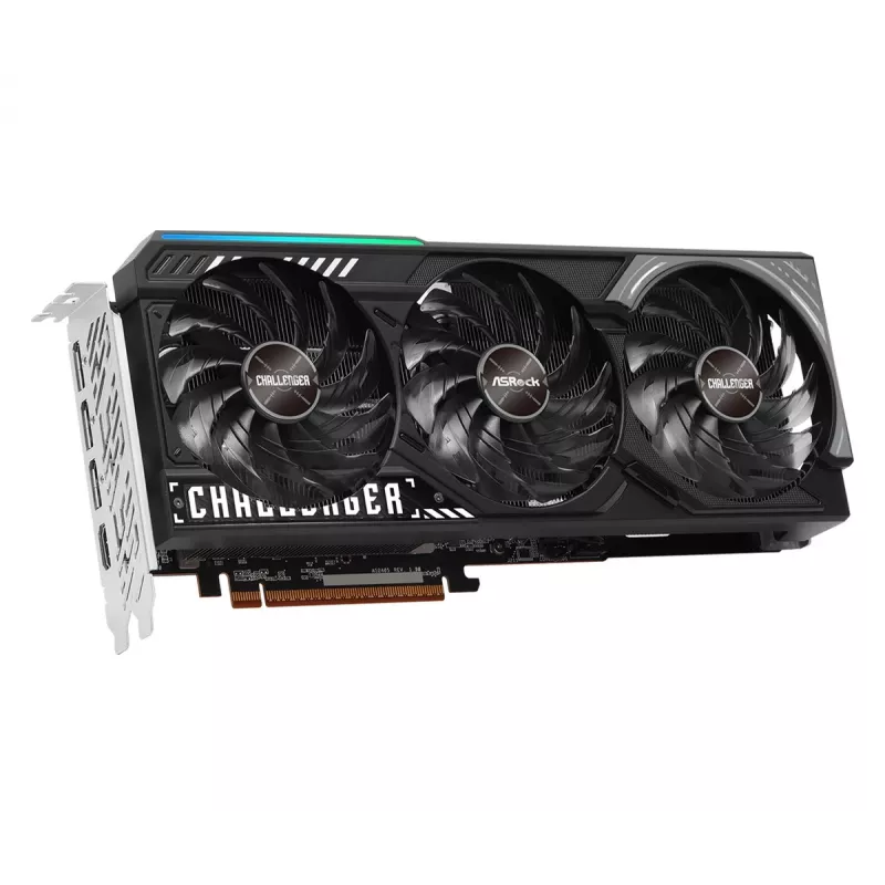 Graphics Card ASRock Challenger Radeon RX 9070 — 16 GB GDDR6, 256-bit, PCIe 5.0, 3x DisplayPort 2.1a + HDMI 2.1b