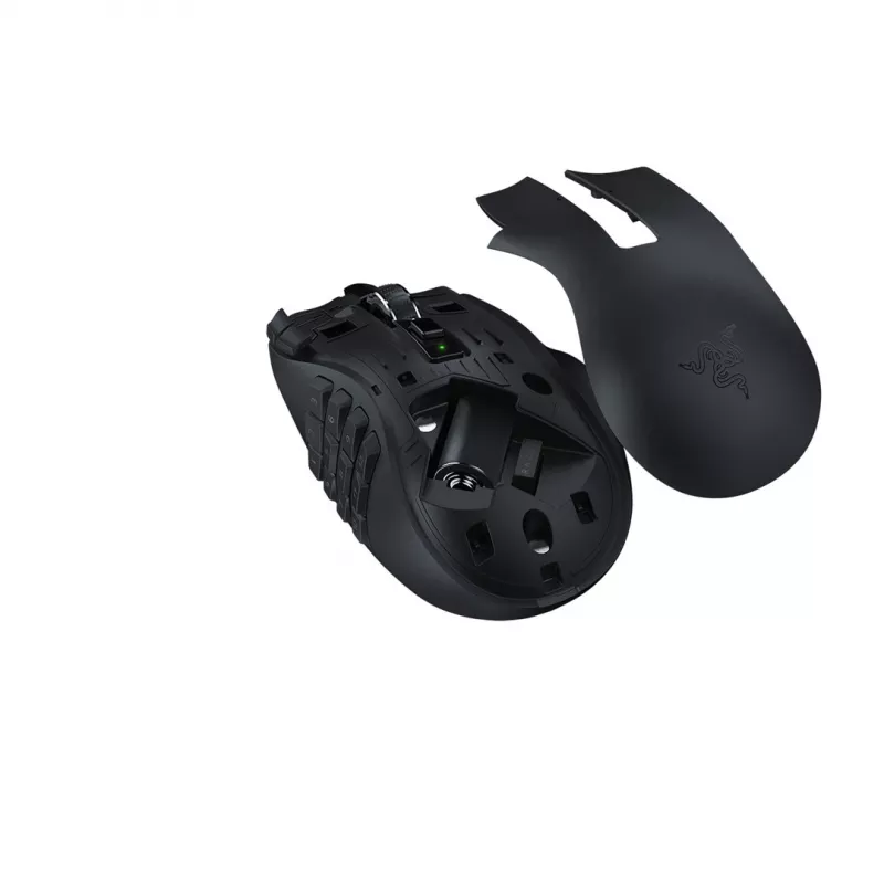 Gaming mouse Razer Naga V2 HyperSpeed RF Wireless + Bluetooth, right-hand, 30000 DPI, optical, black