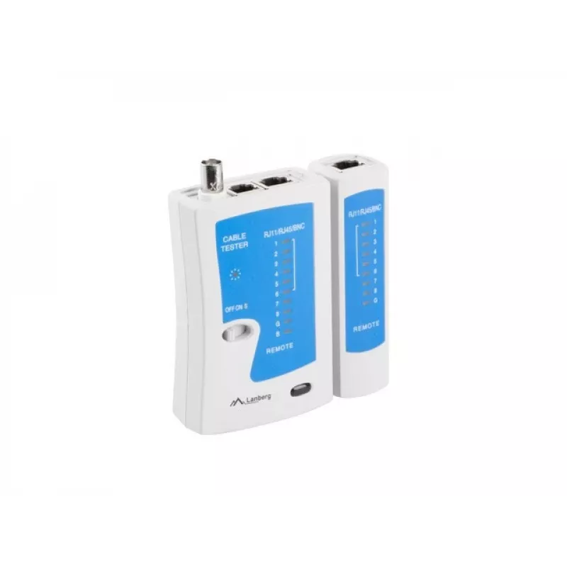 Lanberg NT-0401 network cable tester UTP/STP cable tester Blue, White