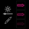 Neon lights arrow wall lamp MANTA SNL107PK – pink decorative LED arrow sign