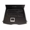 Rack console VALUE 26.99.0123, 17 inch (43.2 cm) LCD, 1280×1024, 1U, French keyboard, black