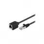 Wentronic Goobay CAT 5e Extension Cable F/UTP, Black, 3 m - Copper Material, RJ45-Plug (8P8C) RJ45-Socket (8P8C) (91883)