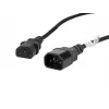 Lanberg CA-C13E-11CC-0018-BK Stromkabel Schwarz 1,8 m C13-Koppler C14-Koppler (CA-C13E-11CC-0018-BK)
