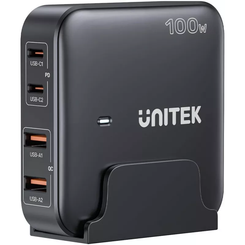 Unitek Desk Charger P1229ABK01-EU 100W with 2× USB-A and 2× USB-C