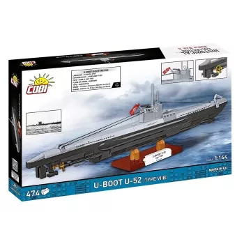 Construction Set Cobi U-Boot U-52 — 474 pieces model kit