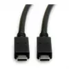 USB Cable ROLINE 11.02.9057 USB 3.2 Gen 2 1m USB C Black