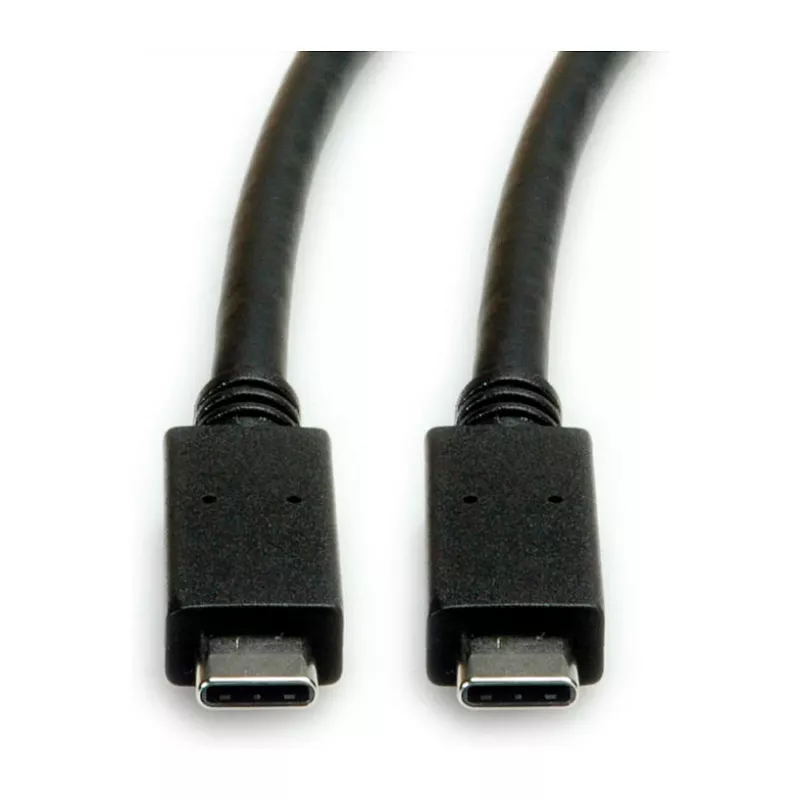 USB Cable ROLINE 11.02.9057 USB 3.2 Gen 2 1m USB C Black