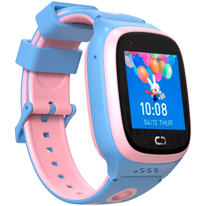 Canyon Kids Watch ZEFIR KW-49 E-SIM 4G GPS WiFi Video Music Games English learning, Pink&Blue