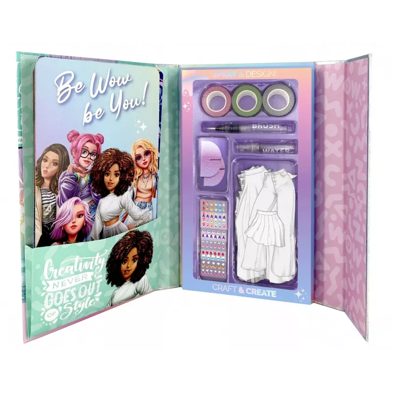 Craft set Kids Euroswan WOW00085 — spray design art kit for children