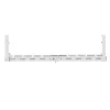 Maclean under-desk cable organizer, max. load 5kg, max. 728mm, white, MC-103 W