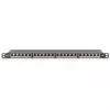 Patch Panel Digitus CAT 6 Class E High Density Shielded Black
