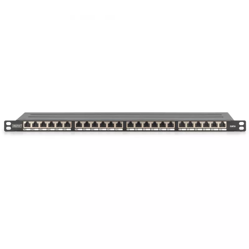 Patch Panel Digitus CAT 6 Class E High Density Shielded Black