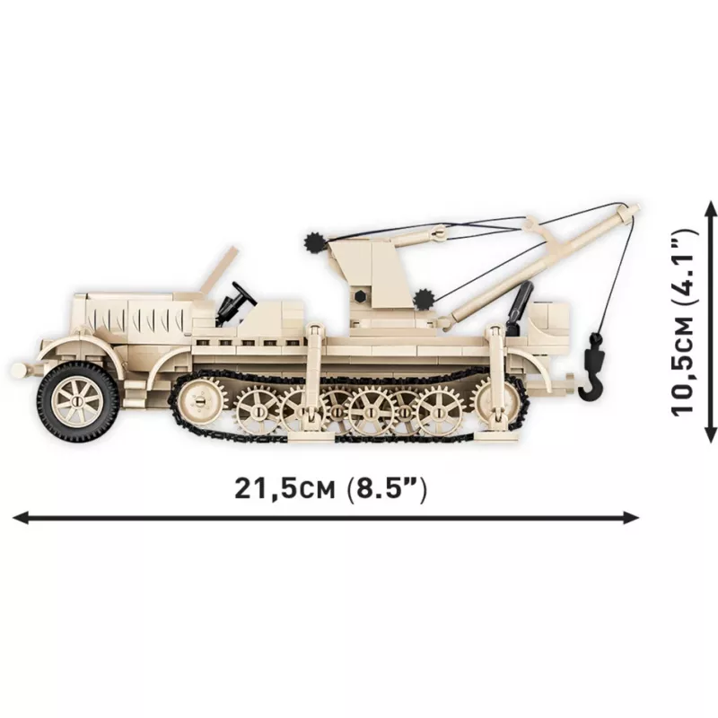 Building blocks Cobi Sd.Kfz. 9/1 Famo — World War II model, 498 pieces, multicolour