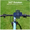 Bike phone holder Tellur BPH100 Black — handlebar mount for smartphones, adjustable grip
