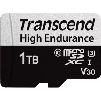 Transcend High Endurance USD350V - Flash Memory Card (SD-Adapter inbegriffen)