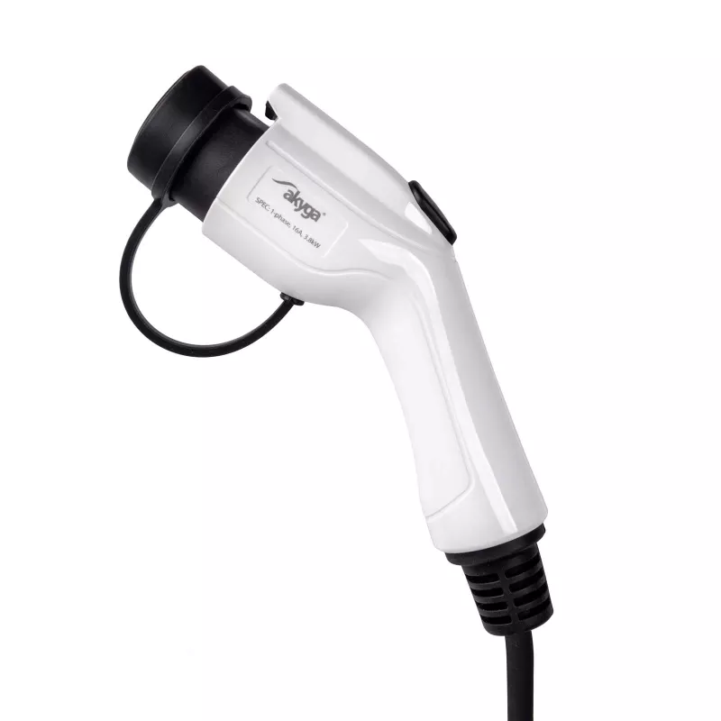 Akyga AK-EC-24 Portable EV Charger, GB/T, CEE 5-Pin Plug, 3-Phase, 32 A, 22 kW, LCD, 5 m