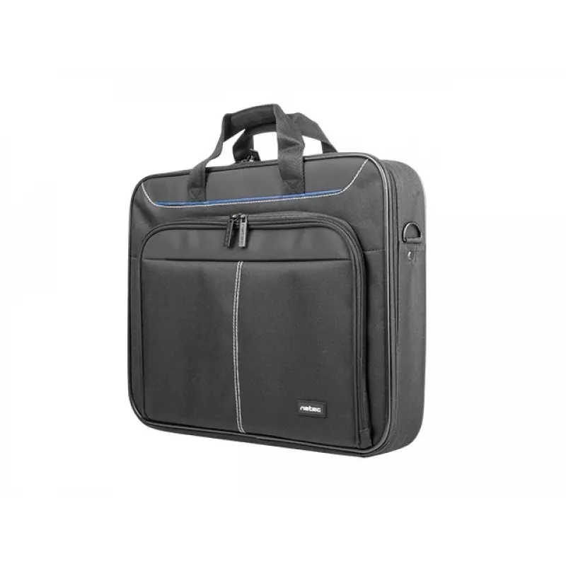 Briefcase NATEC Doberman 43.9 cm (17.3 inch) polyester shock-resistant bag with shoulder strap