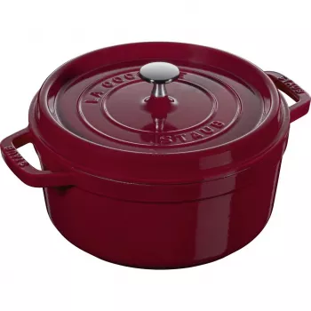 Cast iron round cocotte Staub La Cocotte 3.85 L, Bordeaux
