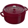 Cast iron round cocotte Staub La Cocotte 3.85 L, Bordeaux