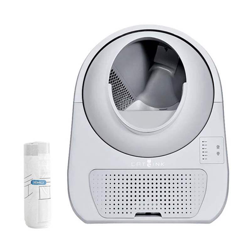 Self-cleaning litter box Catlink Scooper Young, grey — 13 L, 600×580 mm, 12 V adapter