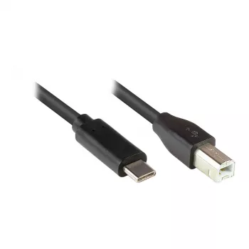Good Connections USB2.0 Cable C-B black 3m