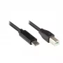 Good Connections USB2.0 Cable C-B black 3m