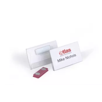 Badge Durable Magnetic Badge 40x75mm