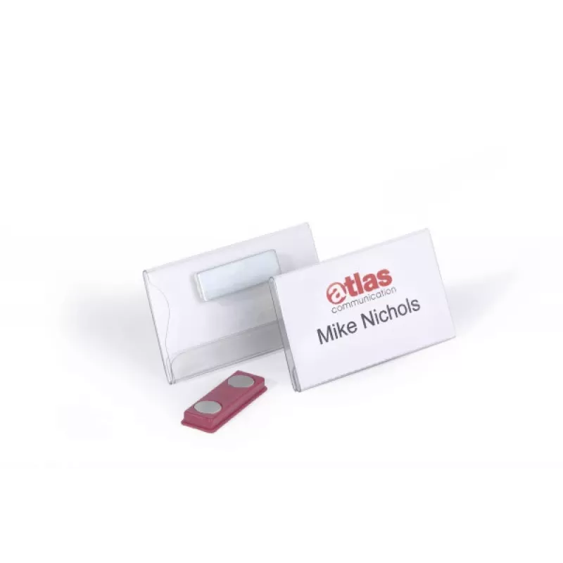 Badge Durable Magnetic Badge 40x75mm