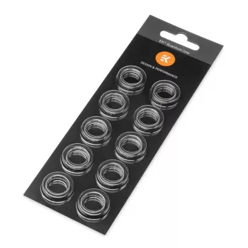 EK Water Blocks EK-Quantum Torque Color Ring 10-Pack STC 12/16 Silver