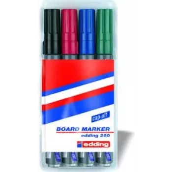 Permanent Marker Fine Tip Edding 250 Multicolour