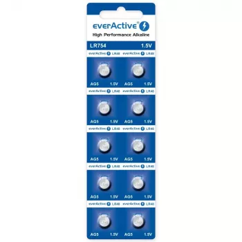 Alkaline Mini Batteries AG5 Blister 10 PCS.