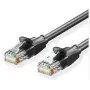 Patch Cable CAT.6 UTP/1M Black Ibebf Vention