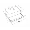 Akpo WK-7 Light Eco 60 Built-under cooker hood Stainless Steel