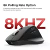 Mouse Keychron M6 Right-hand Universal — Optical, RF Wireless + Bluetooth + USB-C, 30000 DPI, Black