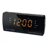 Clock radio Muse M-185 CR — FM/MW, 0.9 inch LED display, AC 230V with AAA battery backup, black