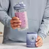 Portable blender Ninja BC251EULD — 0.57 L bowl, battery 11.1 V, stainless steel blades, lavender/transparent