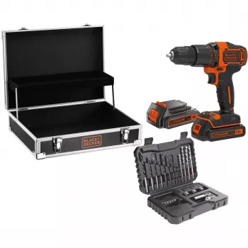 Drill Black & Decker BDCHD18B2FC-QW 18V Lithium-ion 2 Batteries