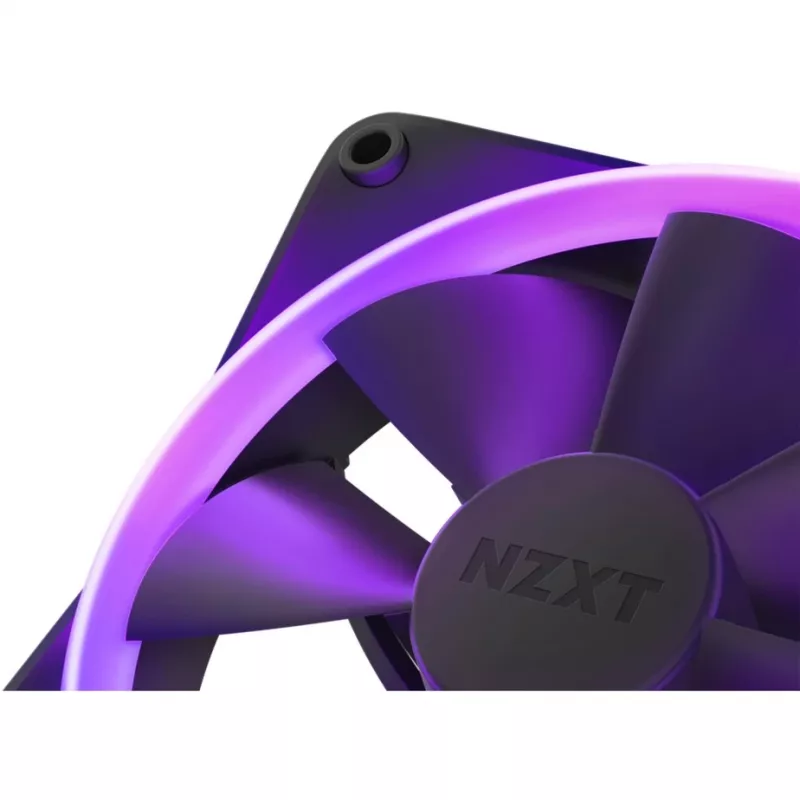 Fan NZXT F140 RGB TWIN 14 cm Black 500-1800 RPM Fluid Dynamic Bearing