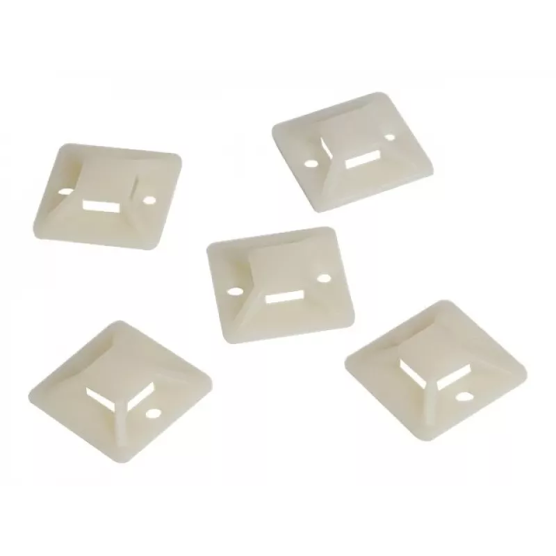Cable Tie Mount LogiLink KAB0042 Beige ABS 100 pcs