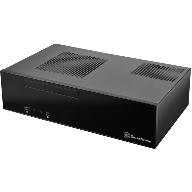 SilverStone MILO ML09 - Desktop - Mini-ITX - without Power Supply (SFX12V) - Black - USB/Audio (SST-ML09B)
