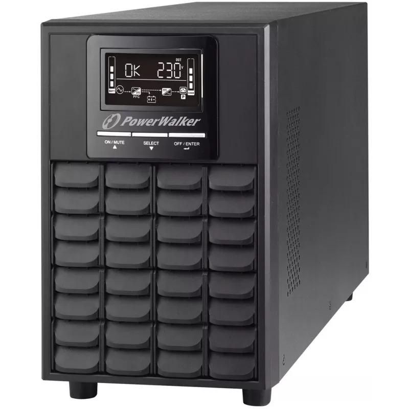 PowerWalker VFI 1000 CG PF1 uninterruptible power supply (UPS) Double-conversion (Online) 1 kVA 1000 W 4 AC outlet(s)
