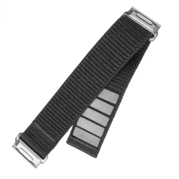 Nylon sport strap FIXED QuickFit 22 mm for Garmin, dark gray, wrist 160–210 mm
