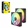 CORSAIR iCUE Link LX140 ARGB 140mm Case Fans - 2 Pack, Black