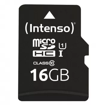 Flash Memory Intenso 16GB microSDHC UHS-I Class 10