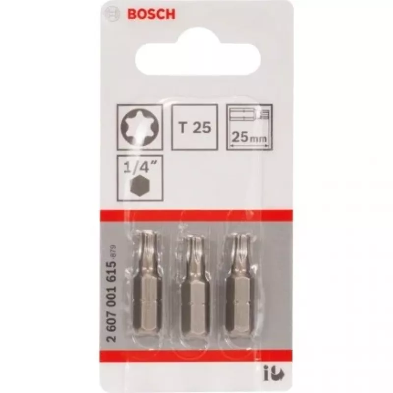 Bosch 2 607 001 615 screwdriver bit 3 pc(s)