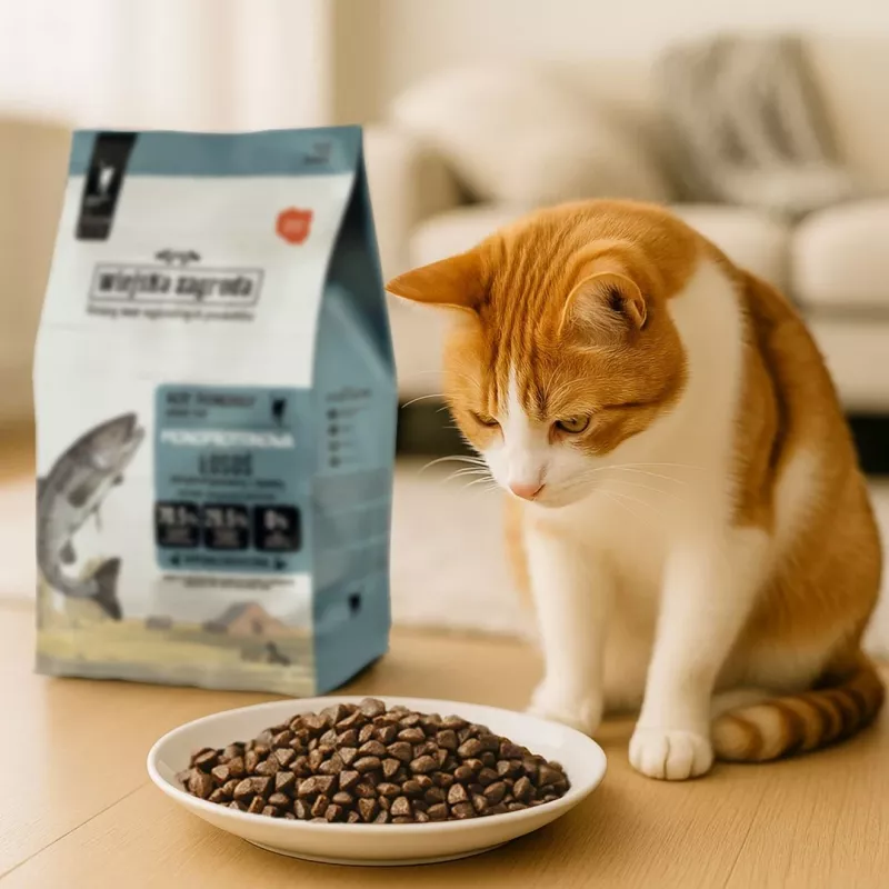 Dry Cat Food wiejskazagroda Monoprotein Salmon Adult 3 kg - grain-free, single-protein, 38% protein, 20% fat